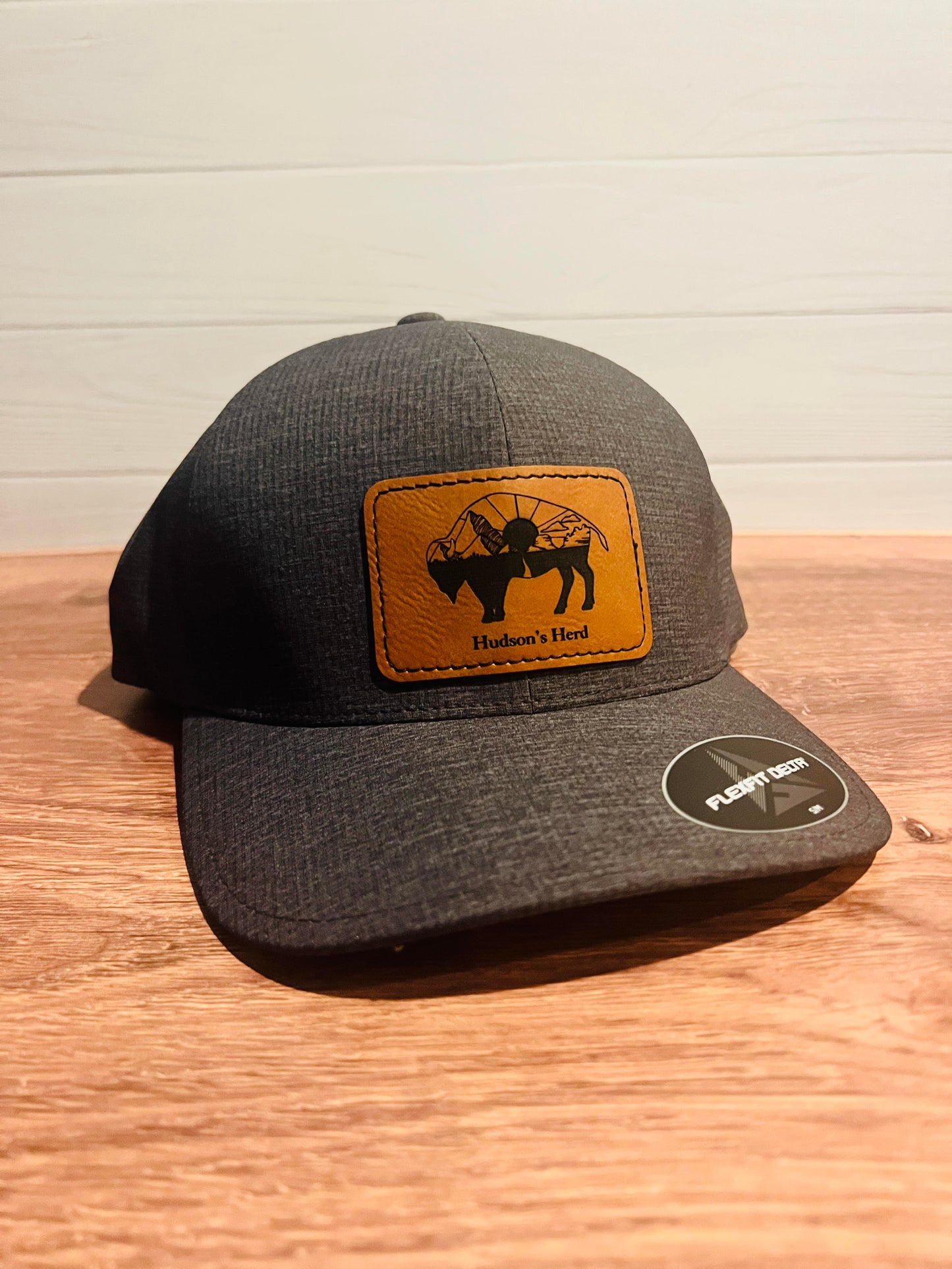 Hudson's Herd Leather Patch Hats