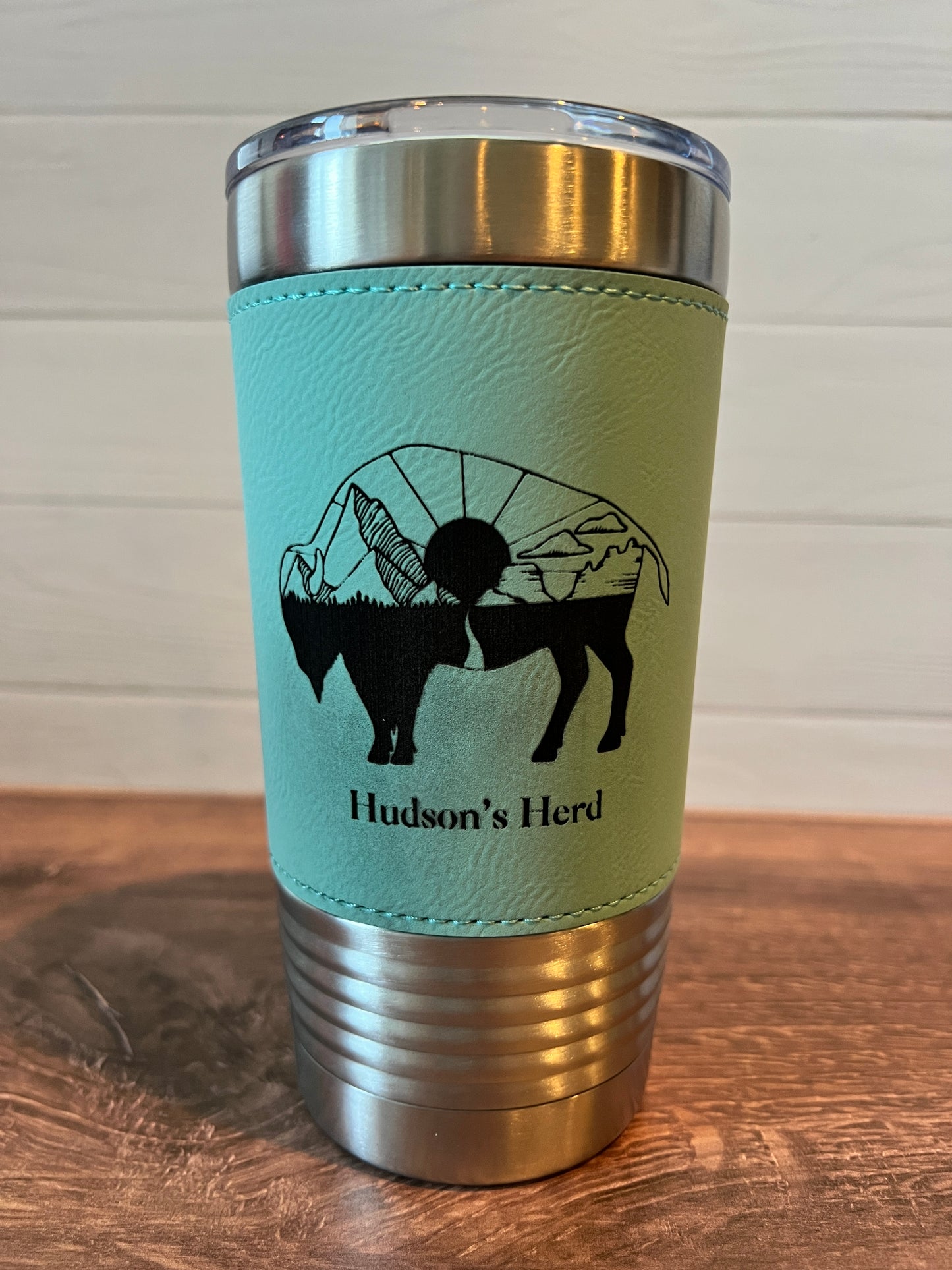 Hudson's Herd Leather Tumblers