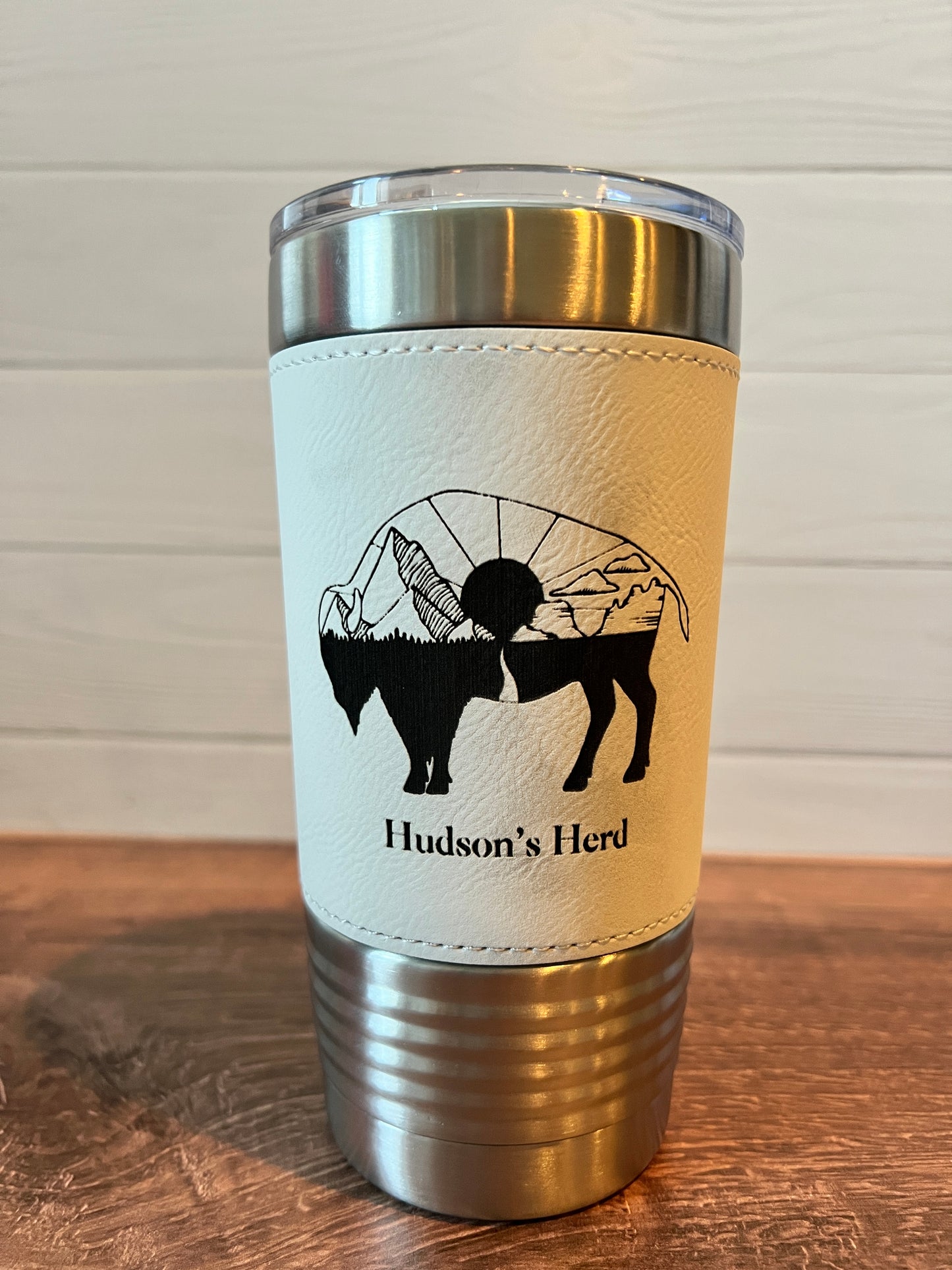 Hudson's Herd Leather Tumblers